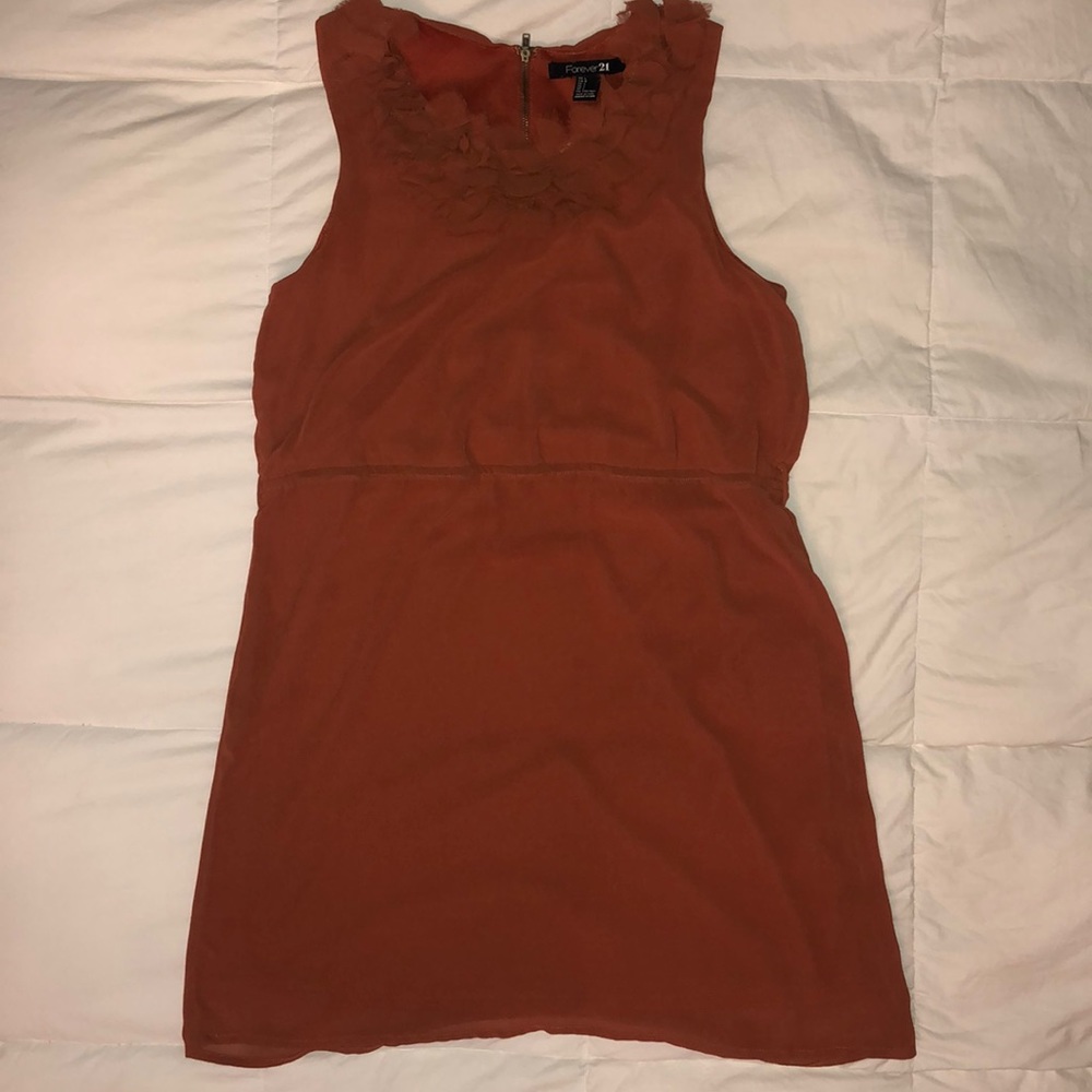 Forever 21 Burnt Orange Dress